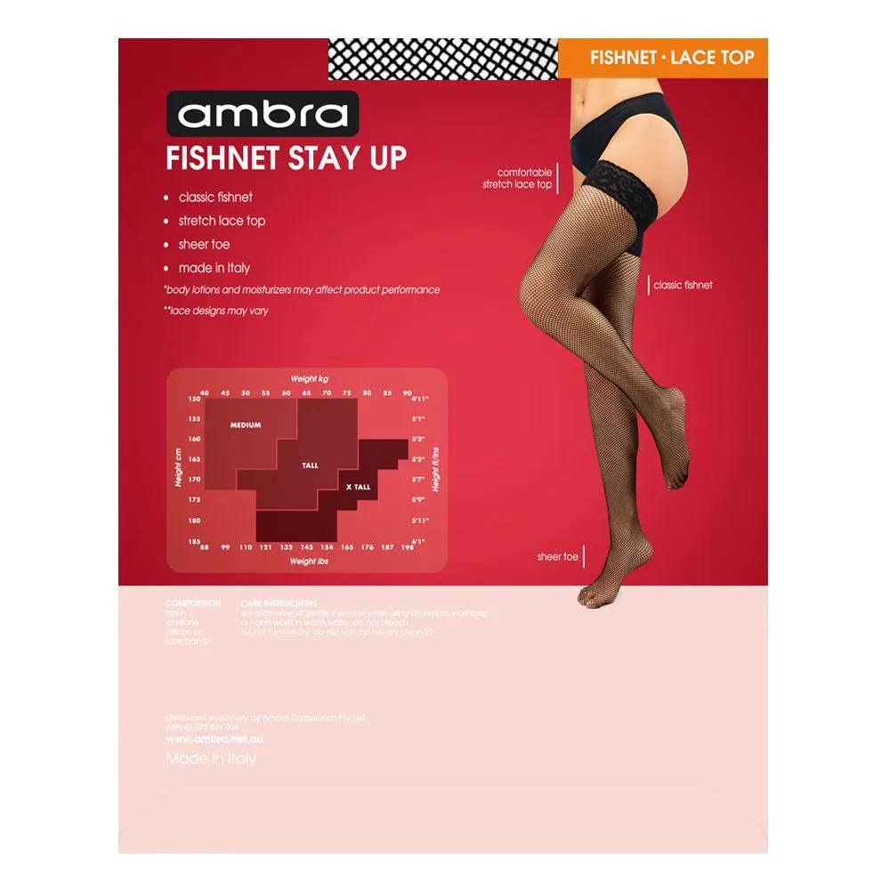 3 Pk Fishnets Stay-up