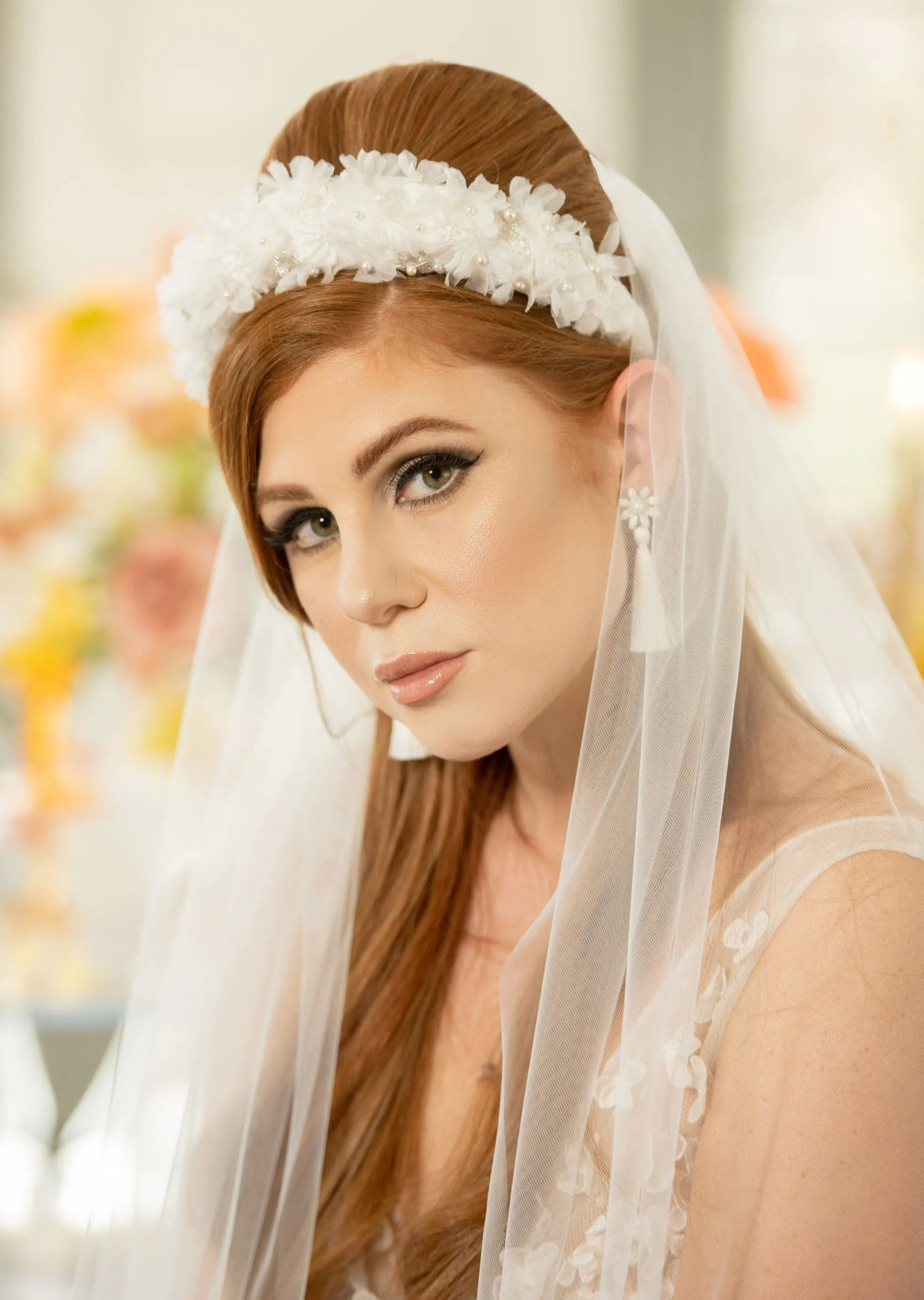 MILENA Whisper Tulle Full Volume Veil