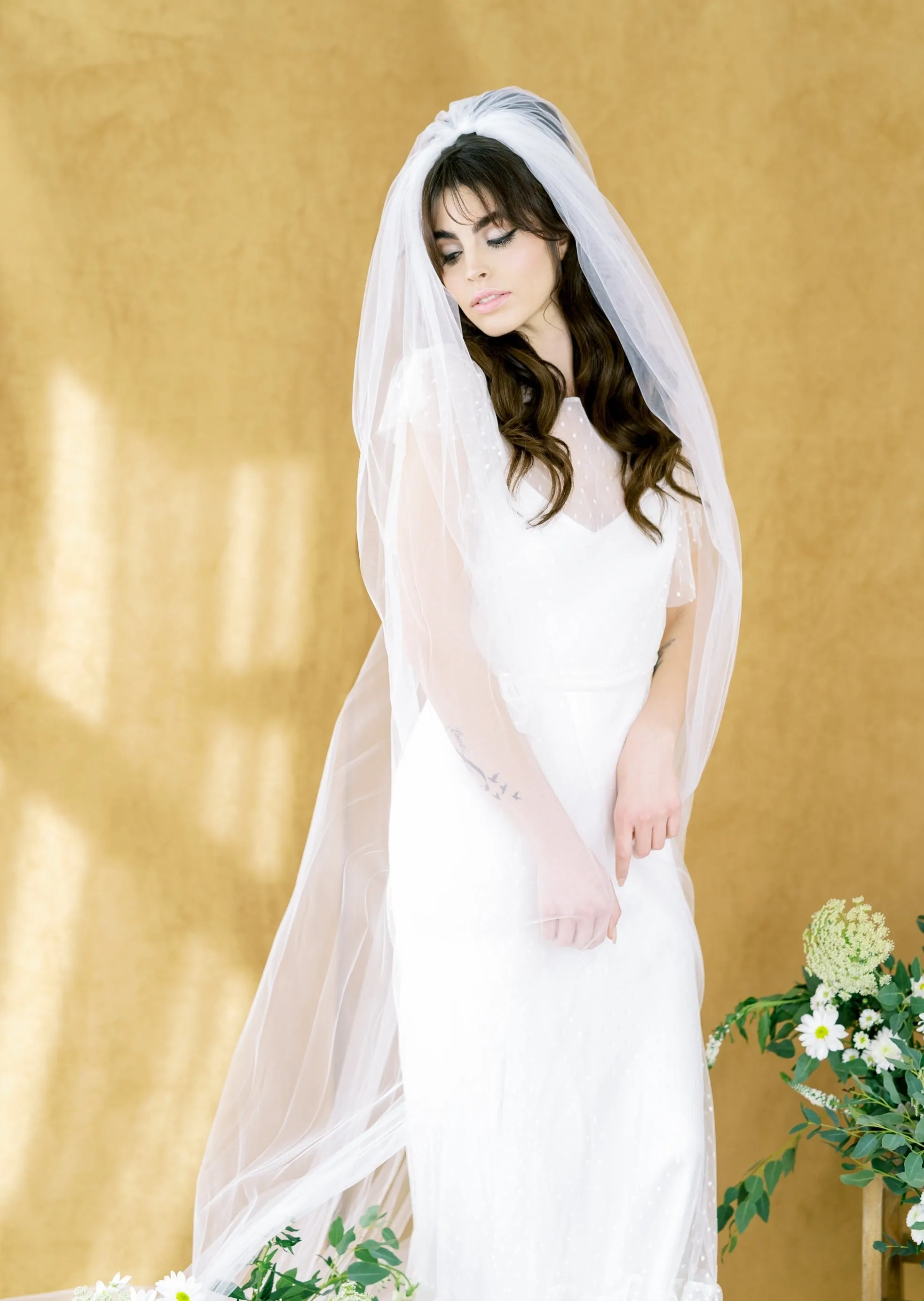 MILENA Whisper Tulle Full Volume Veil