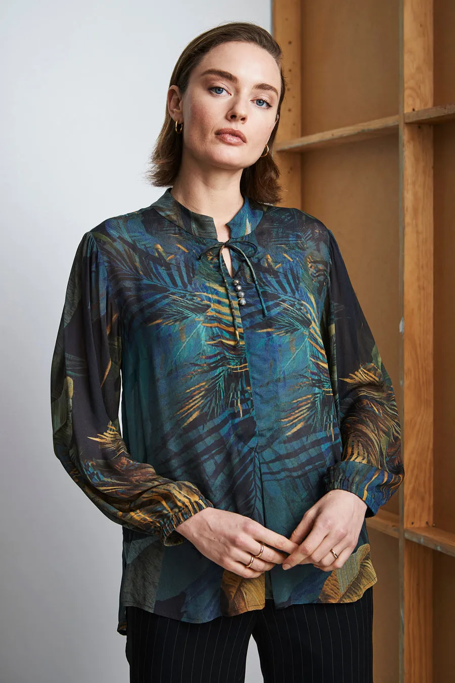 Palm Sheer Top